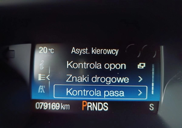 Ford Kuga cena 97900 przebieg: 79169, rok produkcji 2018 z Poznań małe 781